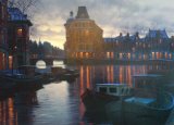Alexei Butirskiy Canal at Dusk painting