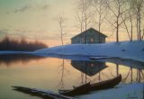 Alexei Butirskiy Peaceful Sunset Ap painting