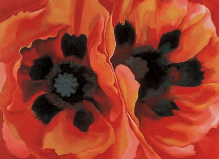 Georgia O'Keeffe Oriental Poppies Painting - iPaintingsforsale.com