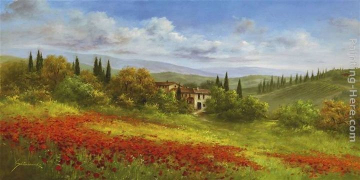 Heinz Scholnhammer Tuscany Beauty I Painting - iPaintingsforsale.com