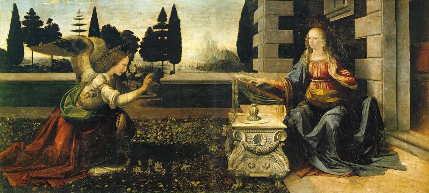 Leonardo da Vinci Annunciation