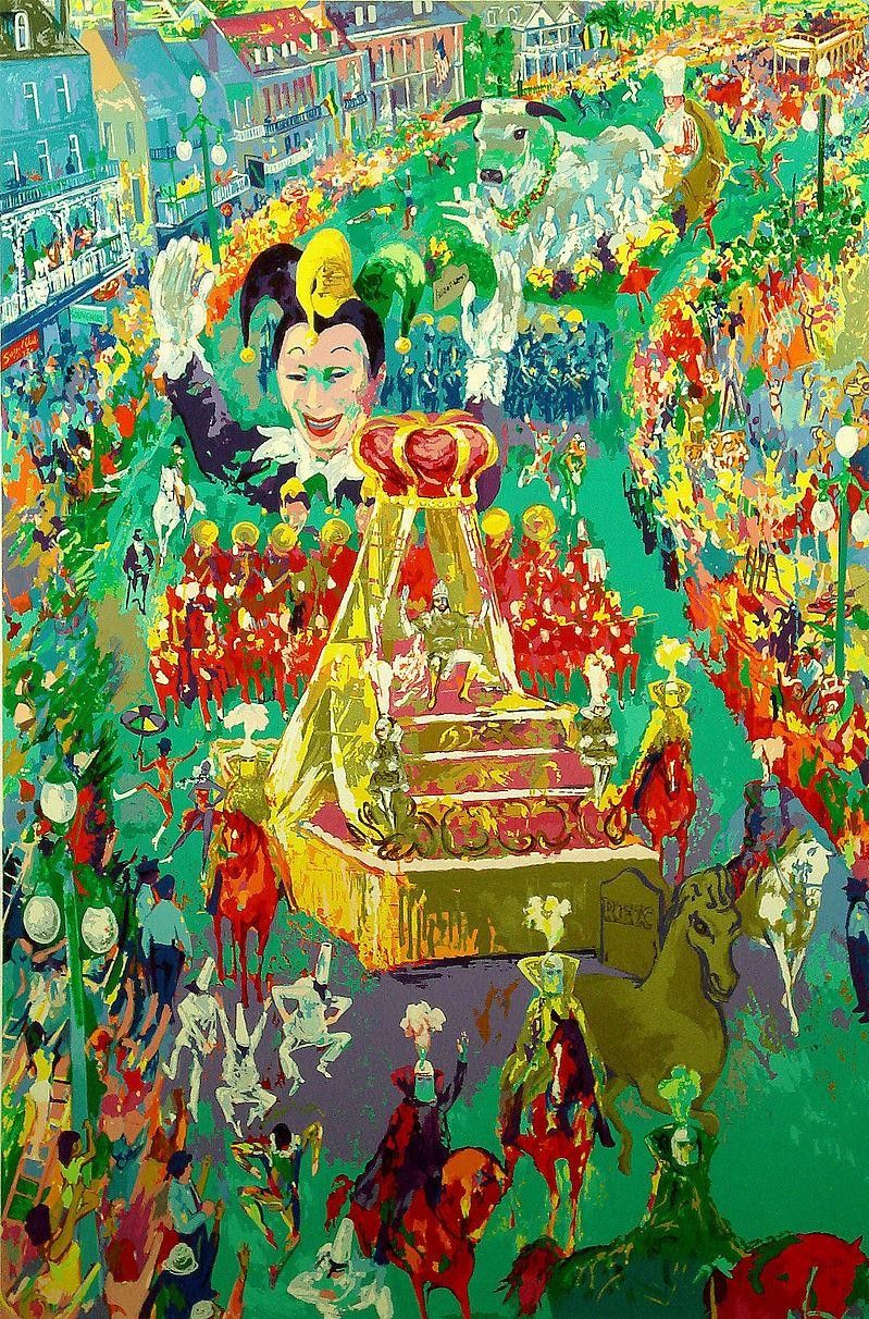 mardi gras paintings for sale