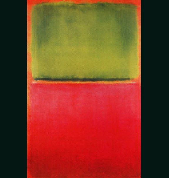 kontakt Diverse varer Borgerskab Mark Rothko Green Red on Orange Painting - iPaintingsforsale.com