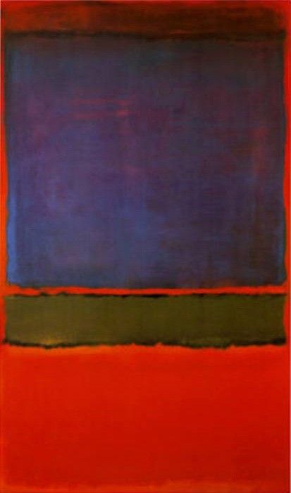 Mark Rothko No 6 Violet Green and Red Painting - iPaintingsforsale.com