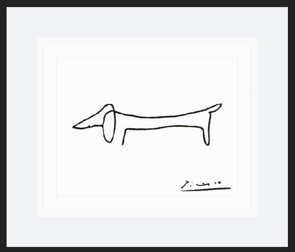 Pablo Picasso the dog Painting - iPaintingsforsale.com