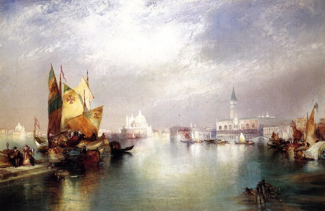 Thomas Moran The Splendor of Venice Painting - iPaintingsforsale.com