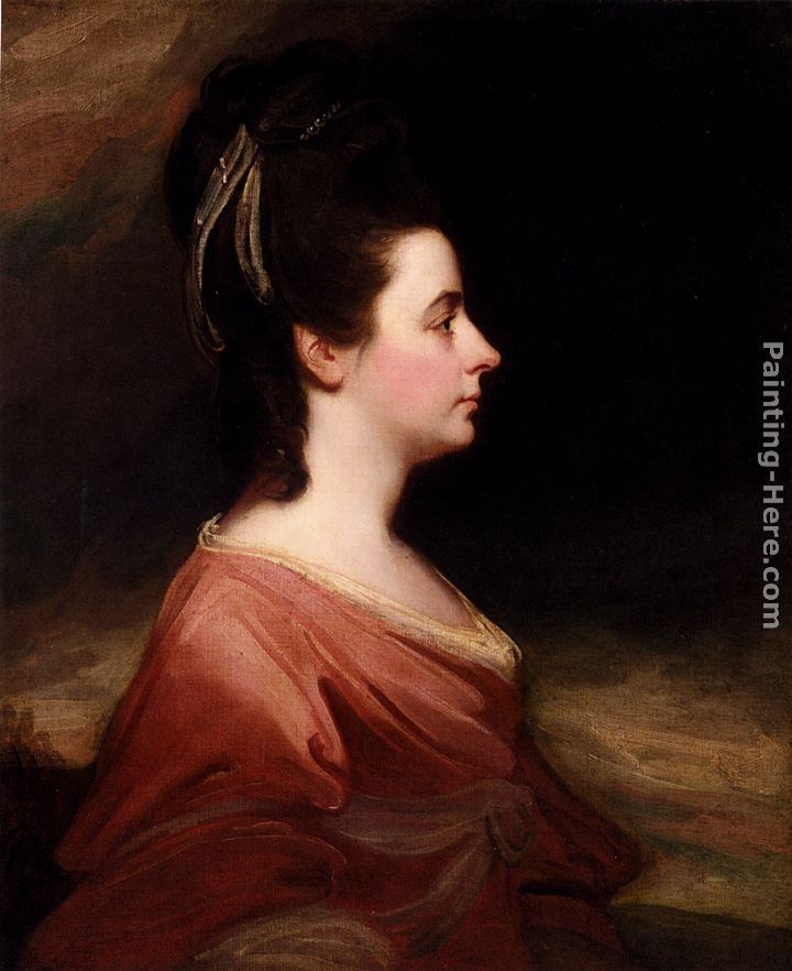 George Romney Portrait Of Harriet Gale, Mrs John Blanshard (1745-1822 ...
