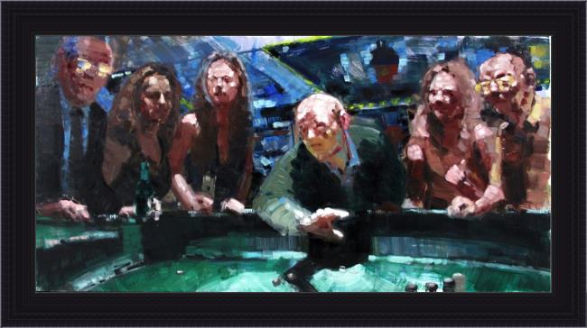 Framed 2011 casino the table painting
