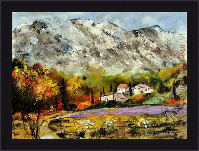 Framed 2011 provence painting