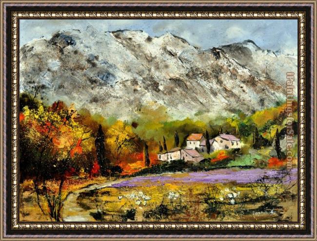 Framed 2011 provence painting