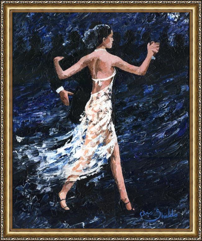 Framed 2011 tango dream painting