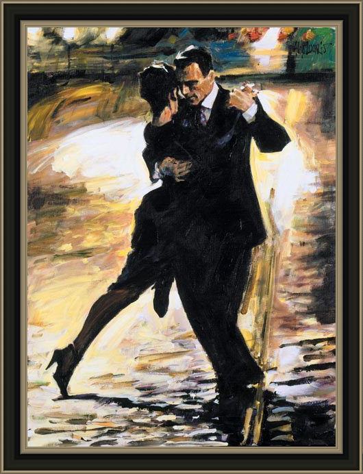 Framed 2011 tango en passion painting