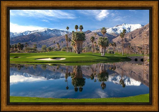 Framed 2012 indian canyon golf pictures painting