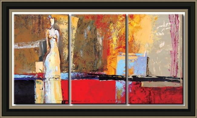 Framed Abstract 41246 painting