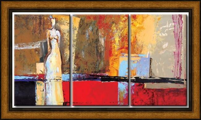 Framed Abstract 41246 painting