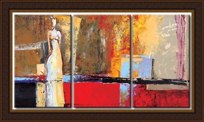 Framed Abstract 41246 painting