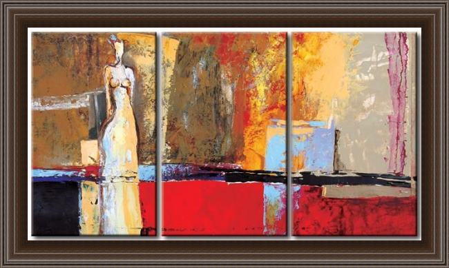 Framed Abstract 41246 painting