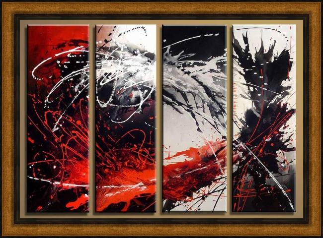 Framed Abstract 9 painting