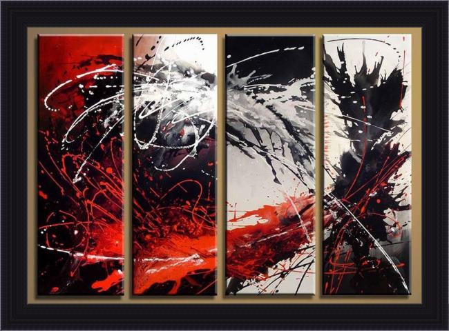 Framed Abstract 9 painting