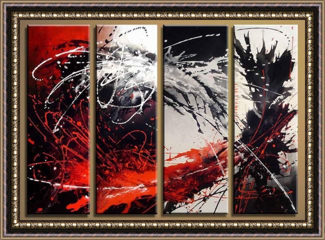 Framed Abstract 9 painting