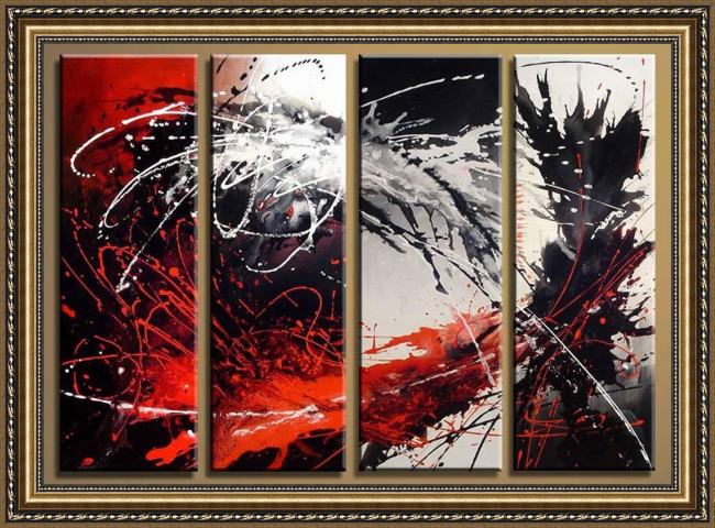 Framed Abstract 9 painting