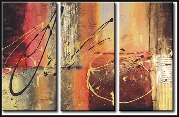Framed Abstract 91365 painting