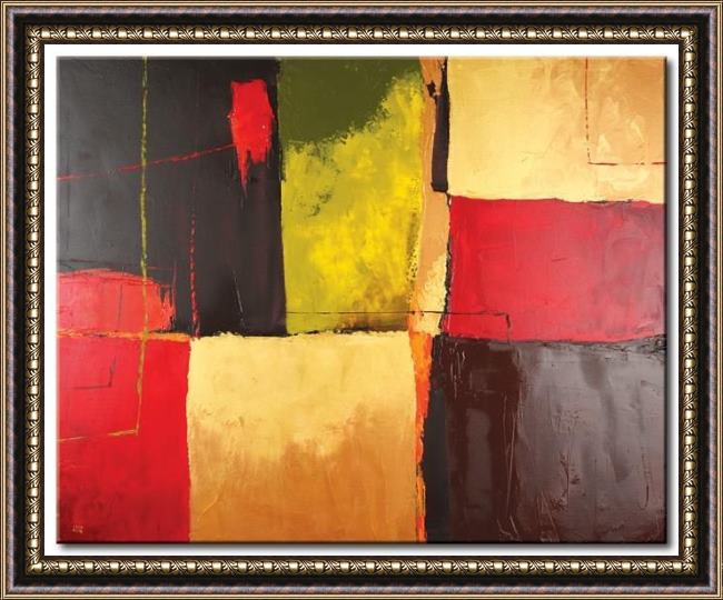 Framed Abstract 91678 painting