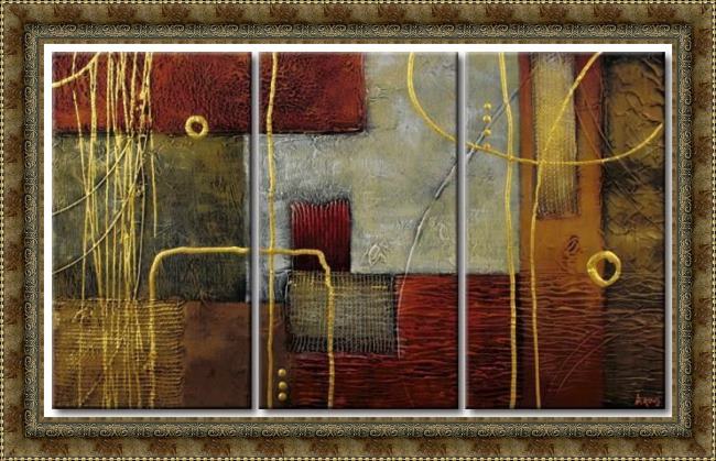 Framed Abstract 91925 painting