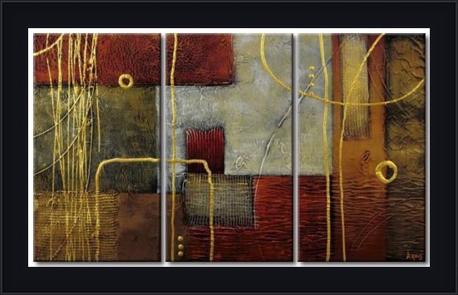 Framed Abstract 91925 painting