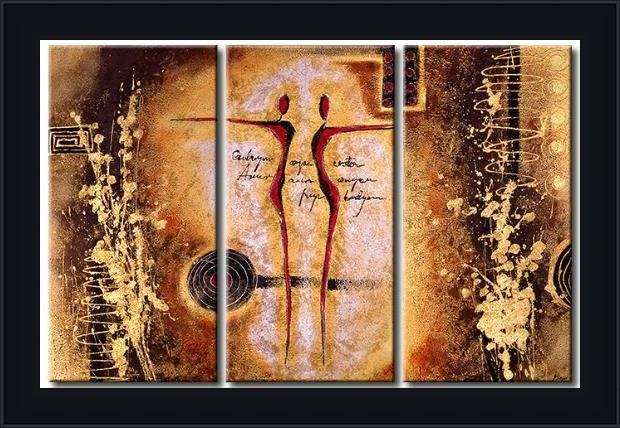 Framed Abstract 9351 painting