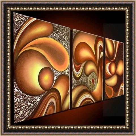 Framed Abstract abstract102 painting