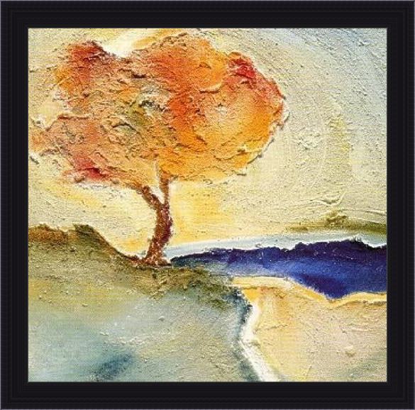 Framed Alfred Gockel the tree ii painting