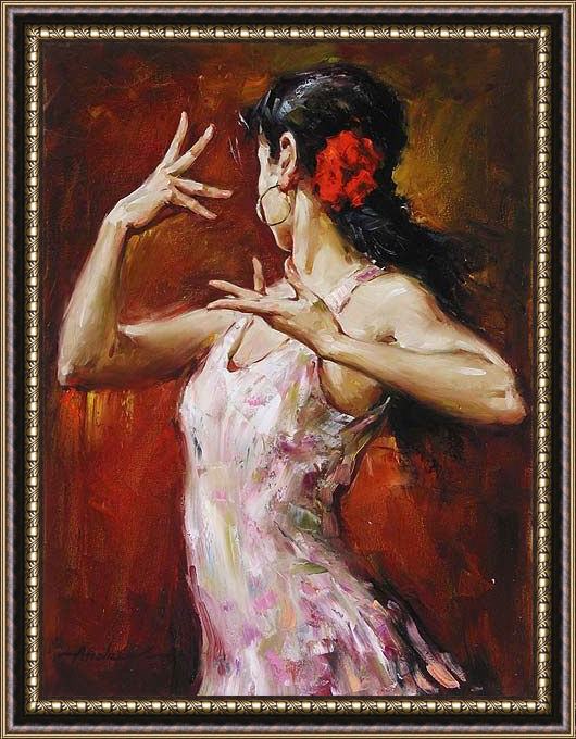 Framed Andrew Atroshenko passionate painting