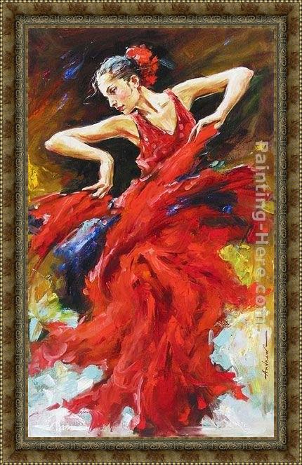 Framed Andrew Atroshenko vibrance painting