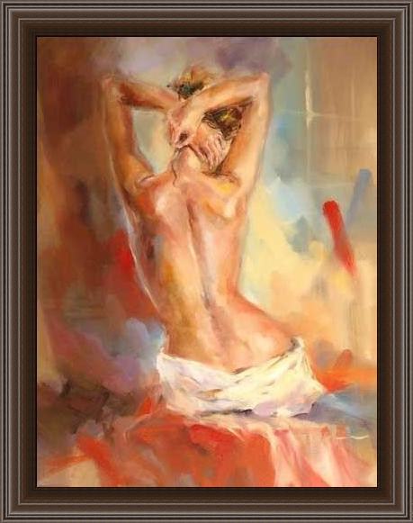 Framed Anna Razumovskaya anna power of beauty painting