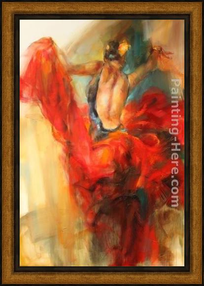 Framed Anna Razumovskaya she dances in beauty 3 painting