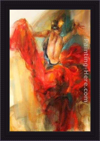 Framed Anna Razumovskaya she dances in beauty 3 painting