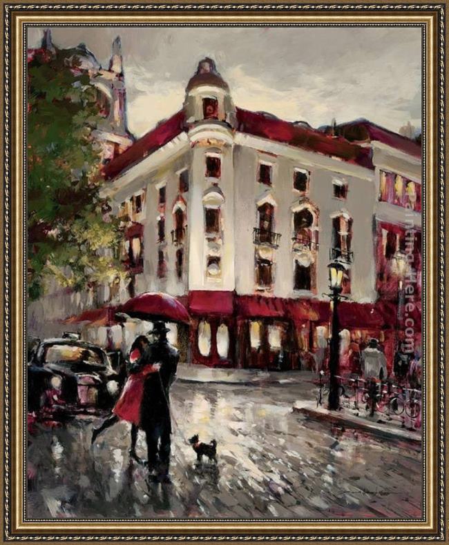 Framed Brent Heighton welcome embrace painting