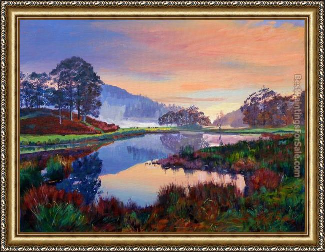 Framed David Lloyd Glover baroque dawn painting