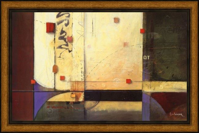 Framed Don Li-Leger ocean voyage painting