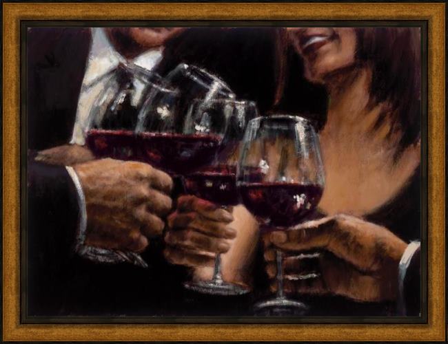 Framed Fabian Perez study for a better life v painting