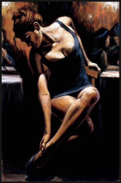Framed Flamenco Dancer sophia painting