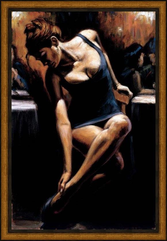 Framed Flamenco Dancer sophia painting