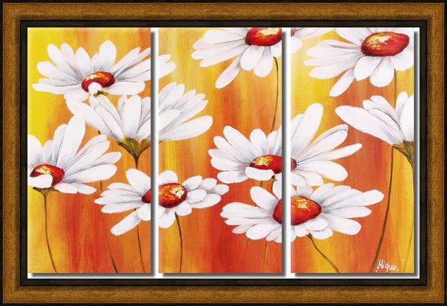 Framed flower  painting