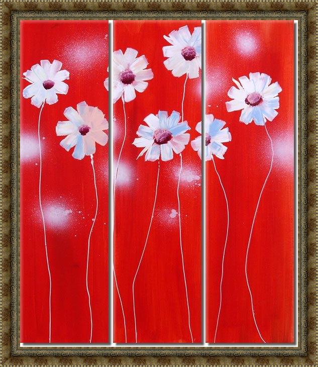 Framed flower 21357 painting