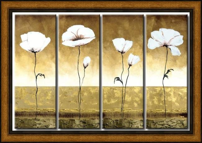 Framed flower 22254 painting