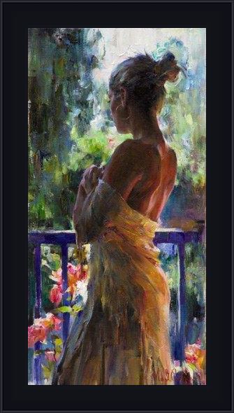 Framed Garmash her moment painting