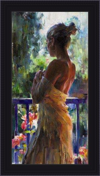 Framed Garmash her moment painting