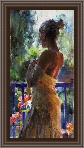 Framed Garmash her moment painting