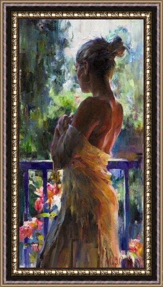 Framed Garmash her moment painting
